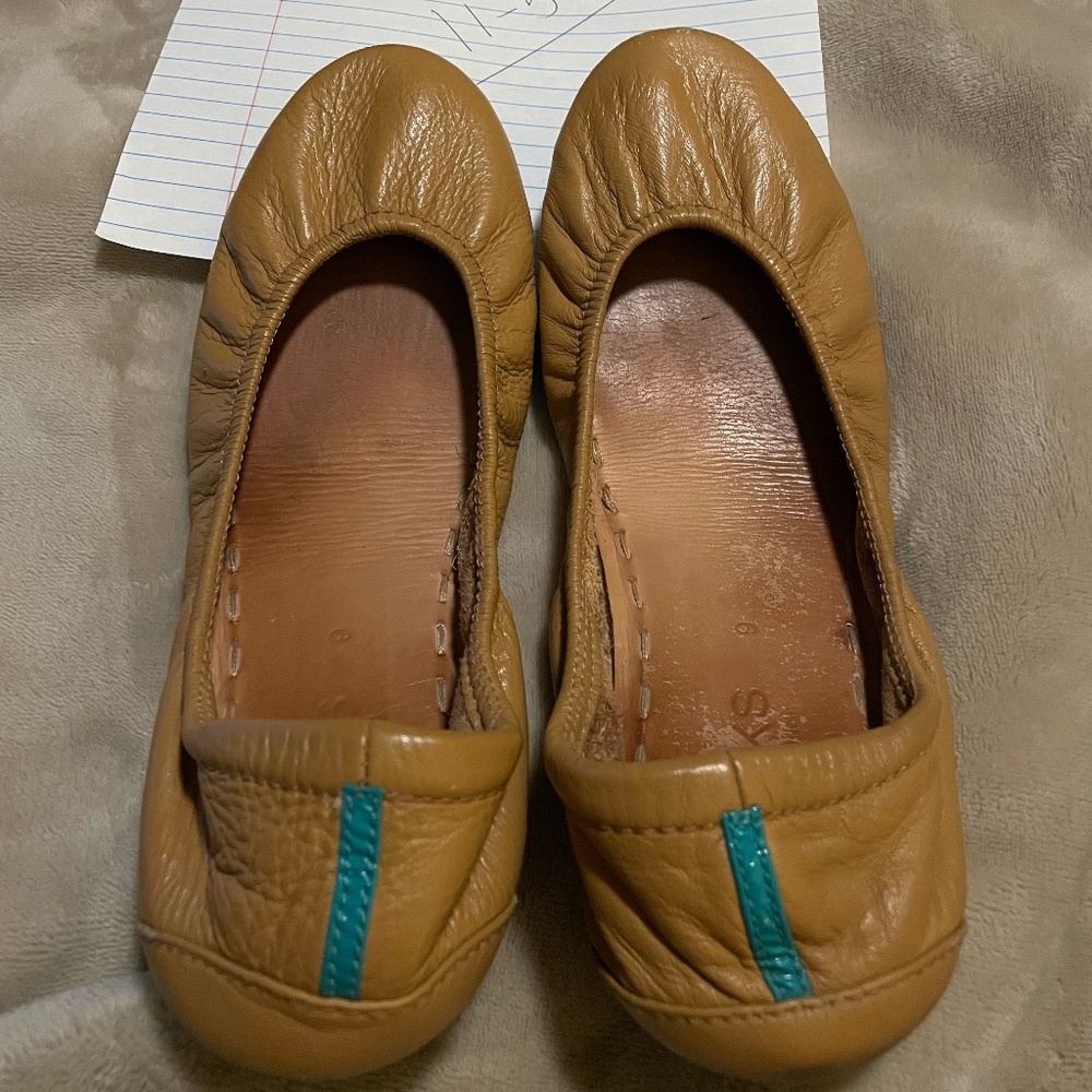 Tieks Camel Size 9